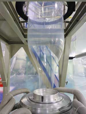 blow molding plastic film